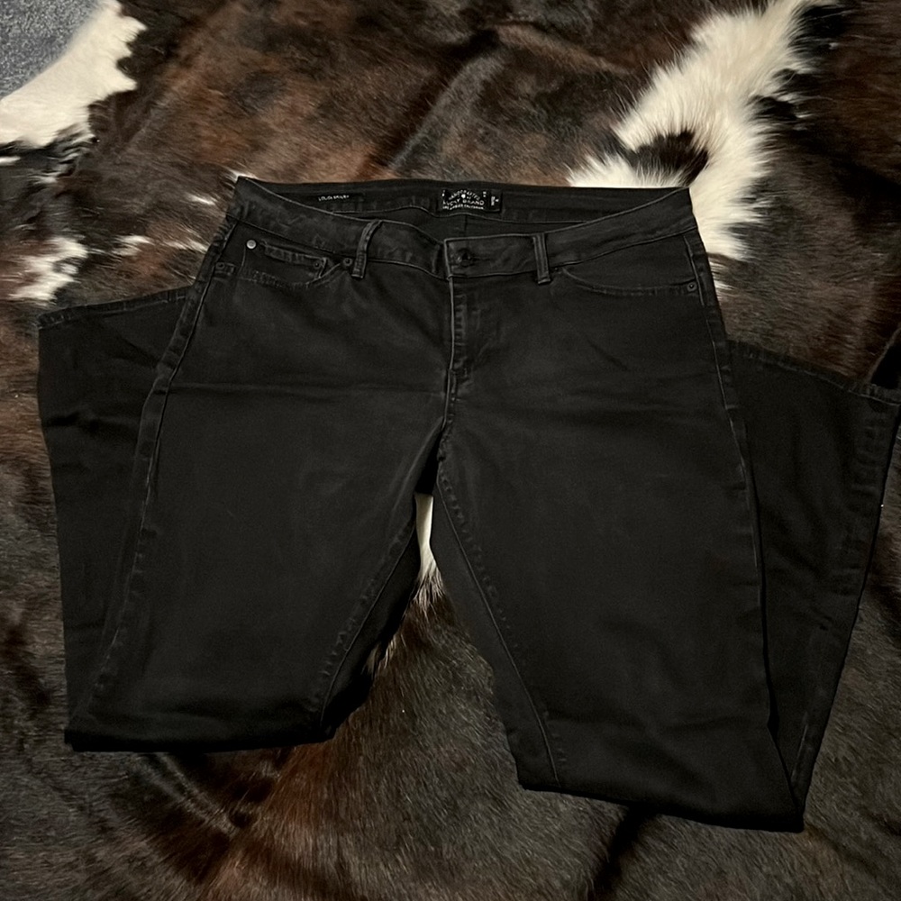 Lucky Brand Jeans Lolita Skinny Black 14/32